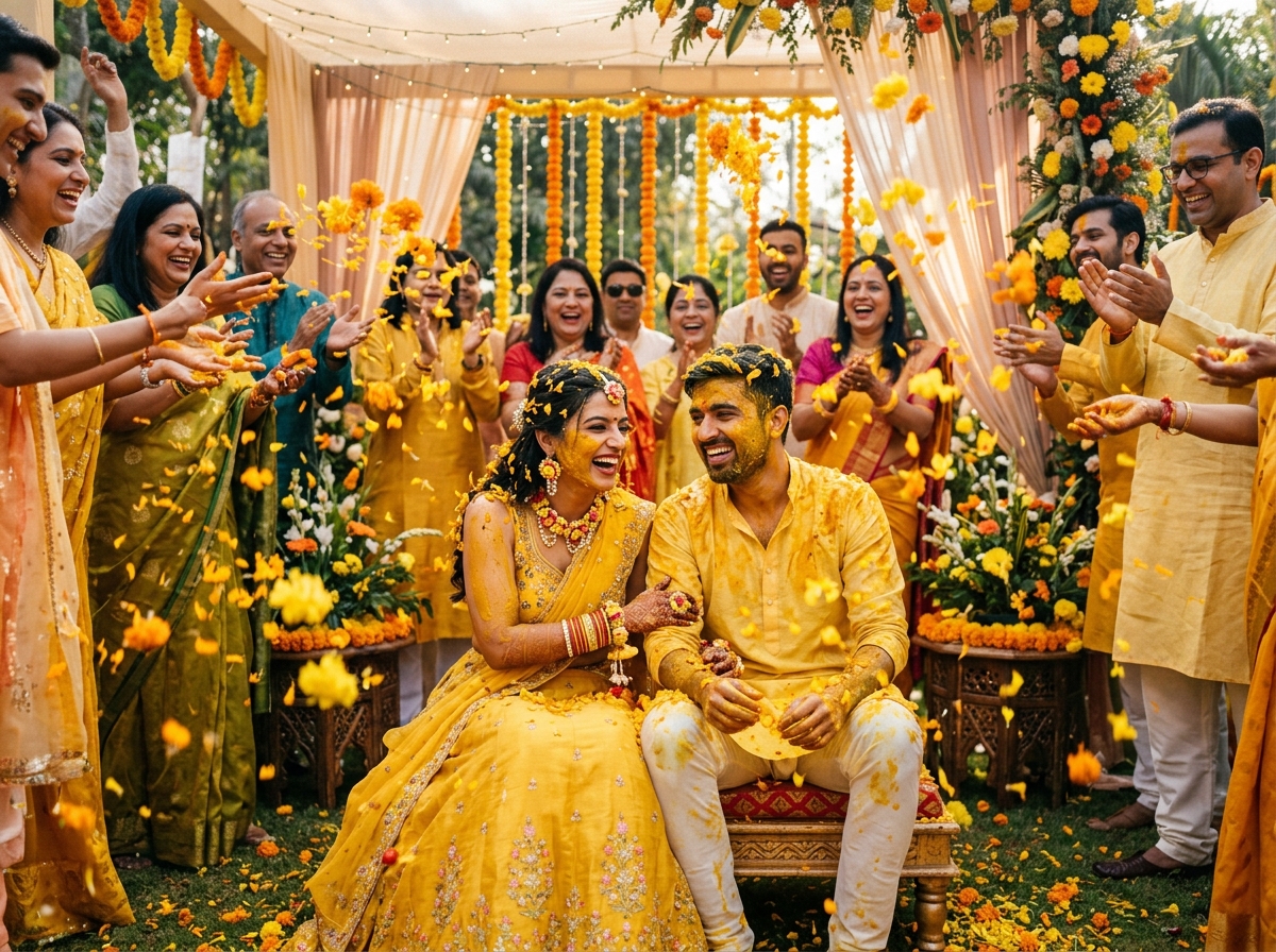 Joyful Haldi Ceremony